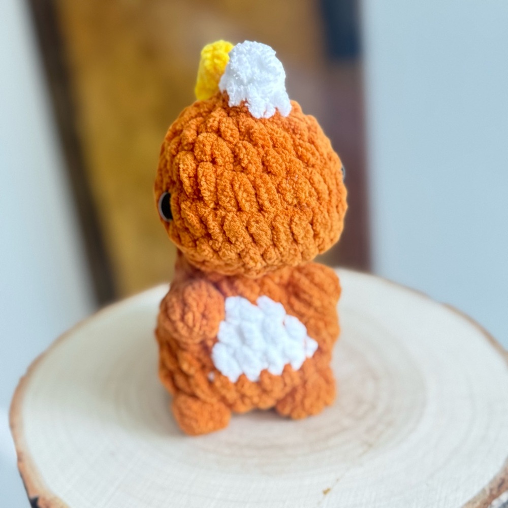 Handmade Crochet Baby Dinosaur Kawaii Plushie Mini Dino Gift - Picture 5 of 10